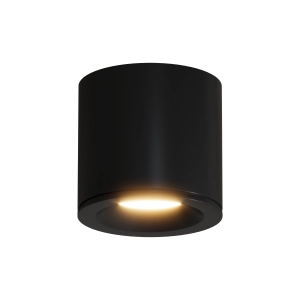 Tubka Luna 1xGU10 czarna IP65 CL0103-BK