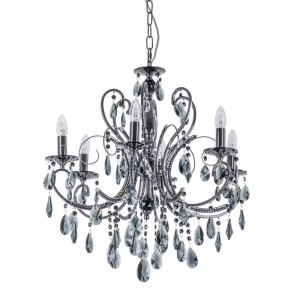 Barocco Black - Lampa wisząca MD72709-6B