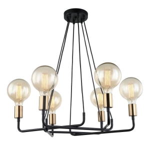 Betty - Lampa wisząca MDM-3901/6 BK+BRO