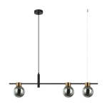 Bletter - Lampa wisząca PND-5225-3-BK-SG
