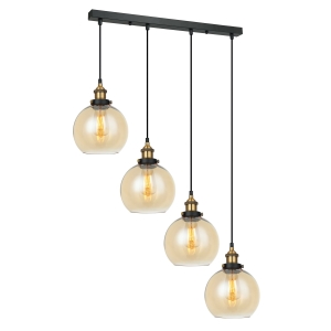 Cardena lampa wisząca MDM-4330/4 GD+AMB