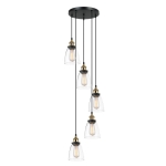 Francis - Lampa wisząca MDM-2563/5 GD+CL
