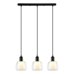 Lamezia - Lampa wisząca PND-67594-3-BK+CL