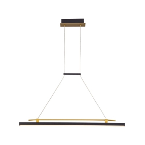 Merlot - Lampa wisząca PND-54638F-16W-3K-BK-GD