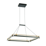 Merlot - Lampa wisząca PND-54638S-44W-3K-BK-GD
