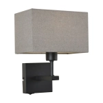 Norte - Lampa przyłóżkowa WL-1122-1-A-BM-RC-GR