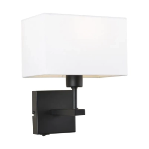 Norte - Lampa przyłóżkowa WL-1122-1-A-BM-RC-WH