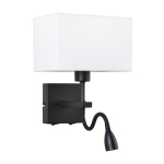 Norte - Lampa przyłóżkowa WL-1122-2-BL-BM-RC-WH