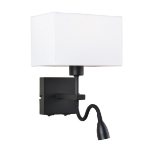Norte - Lampa przyłóżkowa WL-1122-2-BL-BM-RC-WH