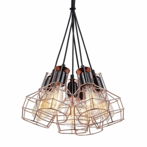 Perifo - Lampa wisząca MDM-2272/6 BK+COP