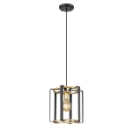 Primero - Lampa wisząca PND-44003-1-BK-GD