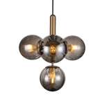 Ravena - Lampa wisząca PND-2324-4B BRO+SG