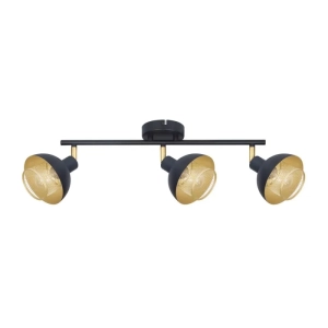 Savio lampa sufitowa  SPL-27357-3-BK-GD