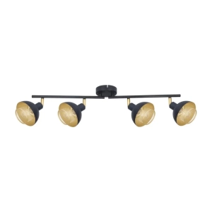 Savio lampa sufitowa SPL-27357-4-BK-GD