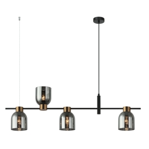 Servio - Lampa wisząca PND-66892-4-BK-SG