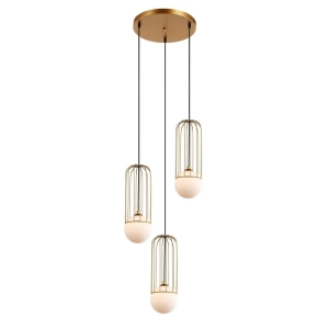 Simon - Lampa wisząca MDM-3938/3 GD