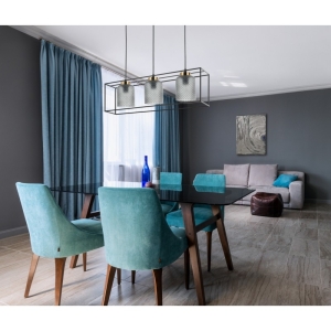 Sinella - Lampa wisząca PND-23231-3-BK+SG