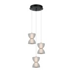 Tica - Lampa wisząca PND-83949-3-BK