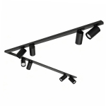 Lampa sufitowa BORA KJ2109 8xGU10 czarny