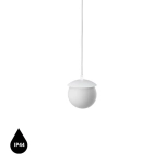 KUUL F biała sufitowa lampa wisząca z podwyższoną szczelnością IP44