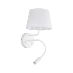 Lampa kinkiet MAJA WHITE 2 E27 + G9 10080