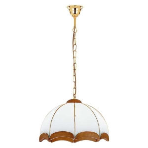Lampa wisząca ALFA SIKORKA DREWNIANA 1xE27 37cm | 762