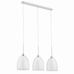 Lampa wisząca ALFA RONDA BIAŁA 3xE27 18cm | 60138