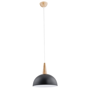 Lampa wisząca ALFA ANJA GRAFITOWA 1xE27 30cm | 9650