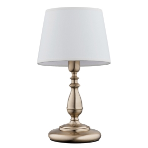 Lampka nocna ALFA ROKSANA patynowa 1xe14 19cm | 16078
