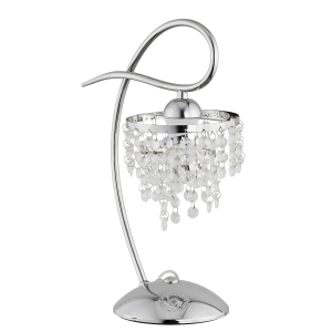 Lampka nocna ALFA  DIANA chrom 1xe14 16cm | 18998