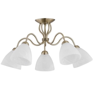 Lampa sufitowa ALFA ADEL PATYNOWA 5xE27 64cm | 19175