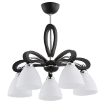 Lampa sufitowa ALFA GRACJA DREWNIANA 5xE27 48cm | 20895