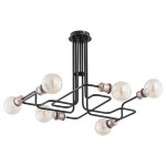 Lampa sufitowa ALFA HOOK MIEDŹ LONG 6 x E27 I  25156