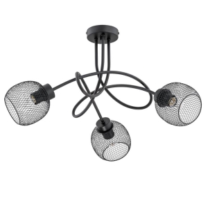 Lampa sufitowa ALFA PRAXIDE CZARNA 3xE27 65cm | 25773