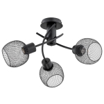 Lampa sufitowa ALFA WATSA CZARNA 3xE27 50cm | 25793