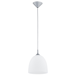 Lampa wisząca ALFA DAWID SREBRNA 1xE27  | 9106