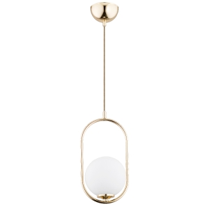 Lampa wisząca ALFA NOVAL M ZŁOTA 1xE14  | 60698