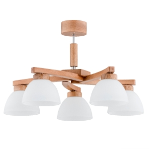 Lampa sufitowa ALFA ROBIN drewniana  I  27395