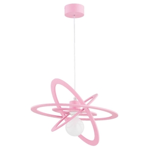 Lampa wisząca ALFA ORLANDO RÓŻOWA 1xE27 | 62139