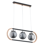 Lampa wisząca ALFA RINO DREWNIANA 3xE14 | 62146