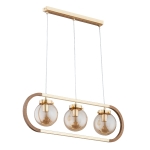 Lampa wisząca ALFA RINO DREWNIANA 3xE14 | 62147