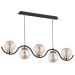 Lampa wisząca ALFA KORDA ZŁOTA 5xE14 | 62155