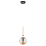 Lampa wisząca ALFA VOLDA PICOLO ZŁOTA 1xE14 | 60916