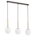 Lampa wisząca ALFA VOLDA PICOLO CZARNO-ZŁOTA 3xE14  | 62205