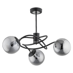 Lampa sufitowa ALFA DOXA CZARNA 3xE14 | 28353