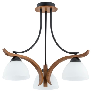Lampa sufitowa ALFA BAFIA DREWNIANA 3xE27 | 26123
