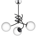 Lampa sufitowa ALFA SALSA CZARNO-BIAŁA 3xE14 | 28593