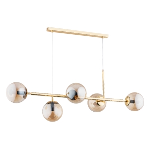 Lampa wisząca ALFA DANSA ZŁOTA 5xE14  | 63019