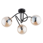Lampa sufitowa ALFA TECTUS CZARNA 3xE14 | 63021