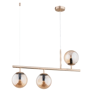 Lampa wisząca ALFA ABAKUS ZŁOTA 3xE14 | 63036